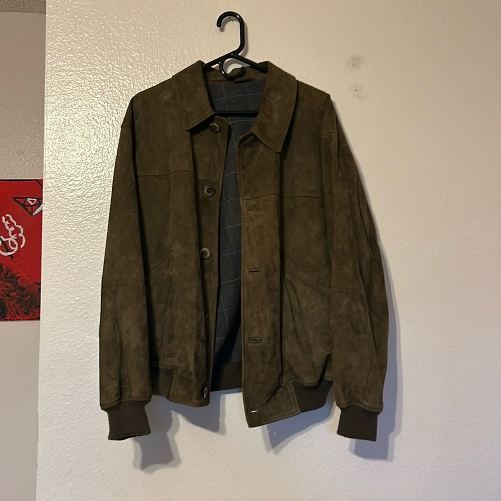 Vintage Hugo Boss Suede Jacket